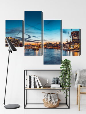 Ljuddämpande tavla - River thames in great britain