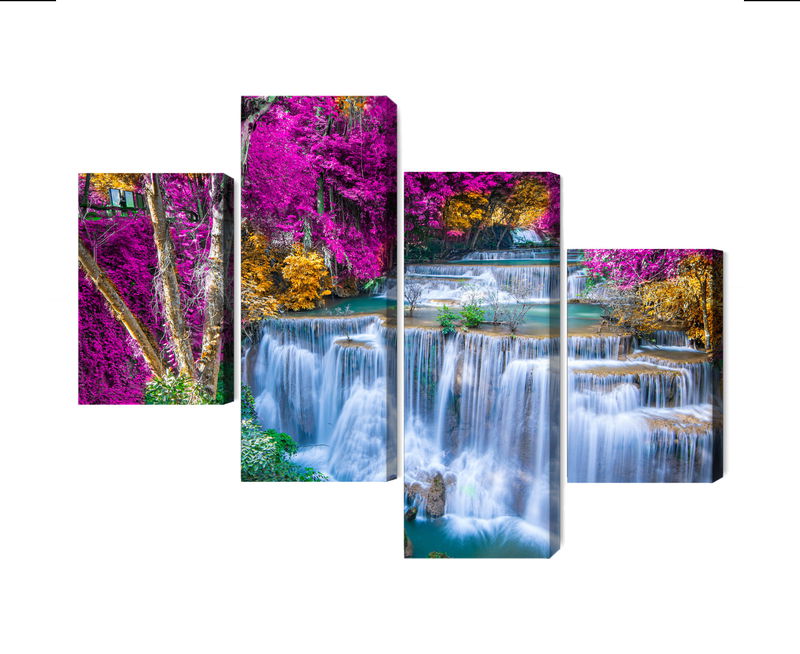 Ljuddämpande tavla - A waterfall in the fall