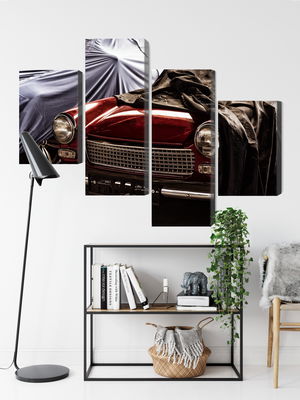 Ljuddämpande tavla - Italian retro car covered