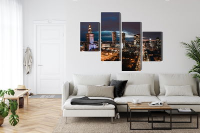 Ljuddämpande tavla - Panorama of the center