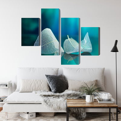 Ljuddämpande tavla - Delicate leaves close up