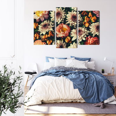 Ljuddämpande tavla - Variety of colorful 3d