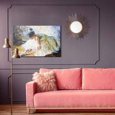 Ljuddämpande tavla - Little girl, ballerina