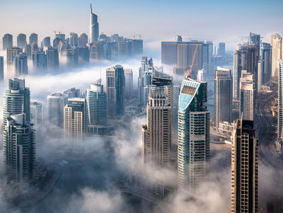 Ljuddämpande tavla - Dubai city panorama