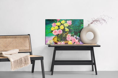 Ljuddämpande tavla - A bouquet of roses as painted