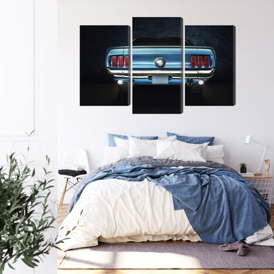 Ljuddämpande tavla - The back of an old ford