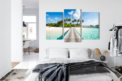 Ljuddämpande tavla - View of the tropical island