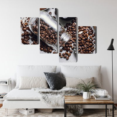 Ljuddämpande tavla - Ingredients for making coffee