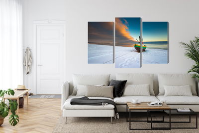 Ljuddämpande tavla - Fishing boat