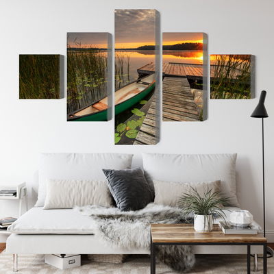 Ljuddämpande tavla - Summer sunrise