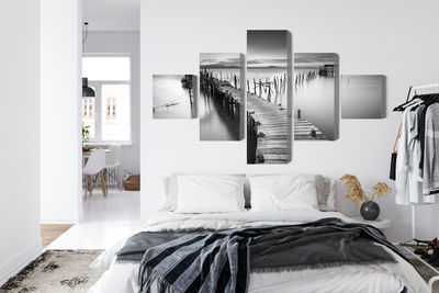 Ljuddämpande tavla - A dilapidated pier