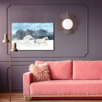 Ljuddämpande tavla - Horses galloping