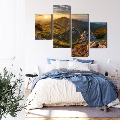 Ljuddämpande tavla - Bread mountain peak