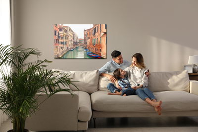 Ljuddämpande tavla - Strait in venice