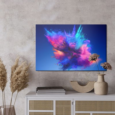 Ljuddämpande tavla - An abstract explosion