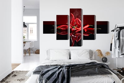 Ljuddämpande tavla - Red chili peppers