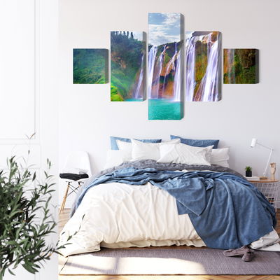 Ljuddämpande tavla - The waterfall in luoping