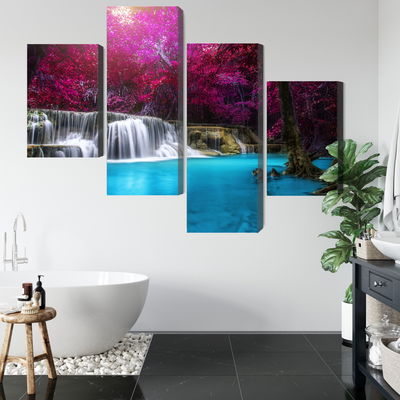 Ljuddämpande tavla - Kanchanaburi waterfall