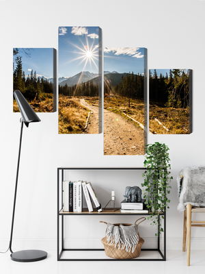 Ljuddämpande tavla - A sunny day in the tatras 3d