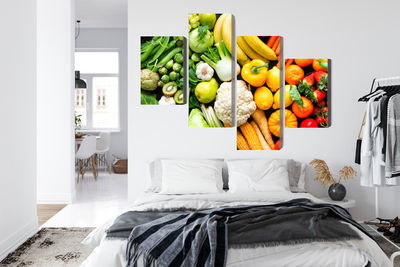 Ljuddämpande tavla - Fruits and vegetables