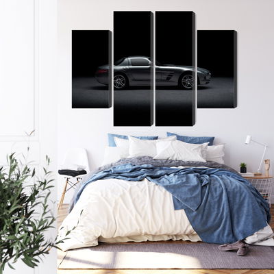 Ljuddämpande tavla - Sports car on a dark