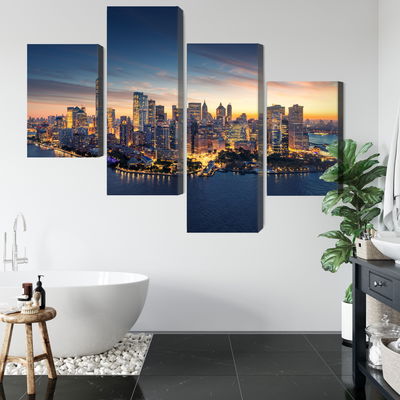 Ljuddämpande tavla - New York city panorama