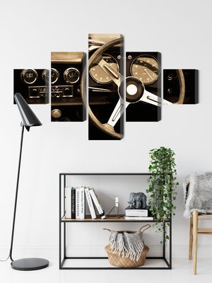 Ljuddämpande tavla - The dashboard of an antique