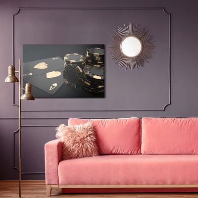 Ljuddämpande tavla - Black chips