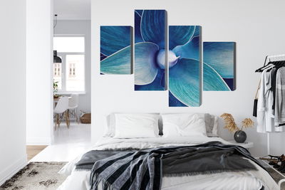 Ljuddämpande tavla - Top view of the plant