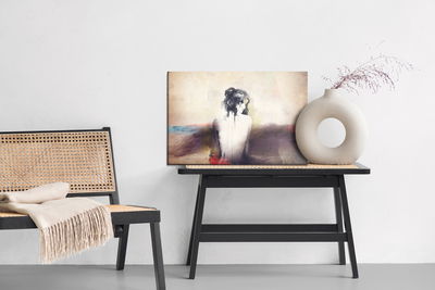 Ljuddämpande tavla - Abstract women’s portrait