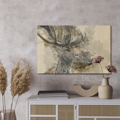 Ljuddämpande tavla - Majestic deer