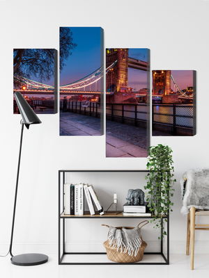 Ljuddämpande tavla - Tower bridge in London