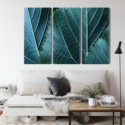 Ljuddämpande tavla - Leaves in a macro scale