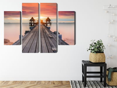 Ljuddämpande tavla - Hazy sea