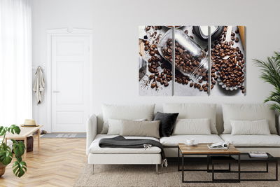 Ljuddämpande tavla - Ingredients for making coffee