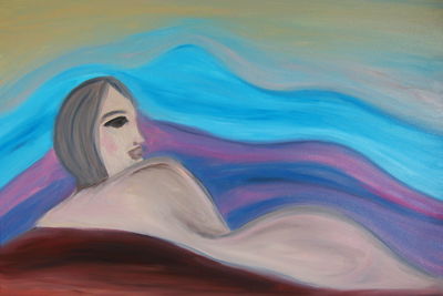 Ljuddämpande tavla - An abstract painting