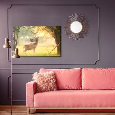 Ljuddämpande tavla - A prominent deer among