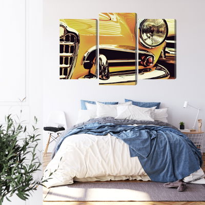 Ljuddämpande tavla - The front of a vintage car