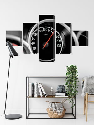 Ljuddämpande tavla - Car speedometer