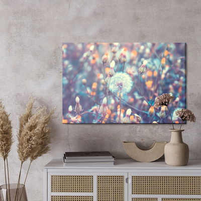 Ljuddämpande tavla - Dandelions in the meadow