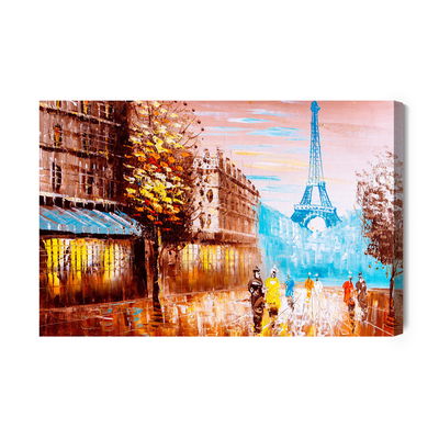 Ljuddämpande tavla - An abstract view of Paris