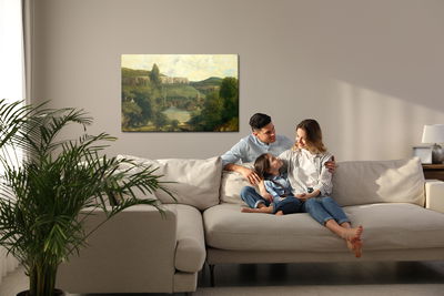 Ljuddämpande tavla - Gustave courbet "ornans