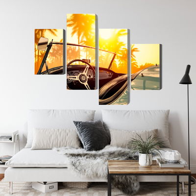 Ljuddämpande tavla - View from the car