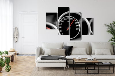 Ljuddämpande tavla - Car speedometer
