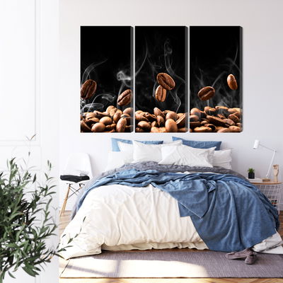 Ljuddämpande tavla - Hot coffee beans