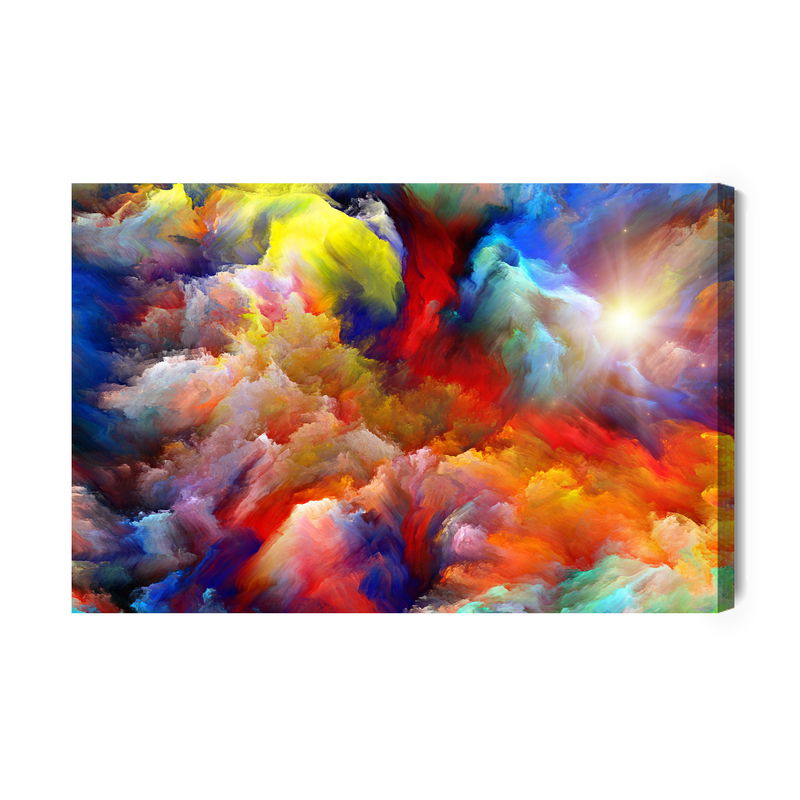 Ljuddämpande tavla - Colorful and modern