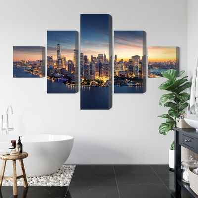 Ljuddämpande tavla - New York city panorama