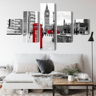 Ljuddämpande tavla - London telephone booth