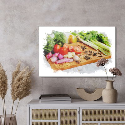 Ljuddämpande tavla - Vegetables with spices