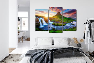 Ljuddämpande tavla - View of the kirkjufellsfoss